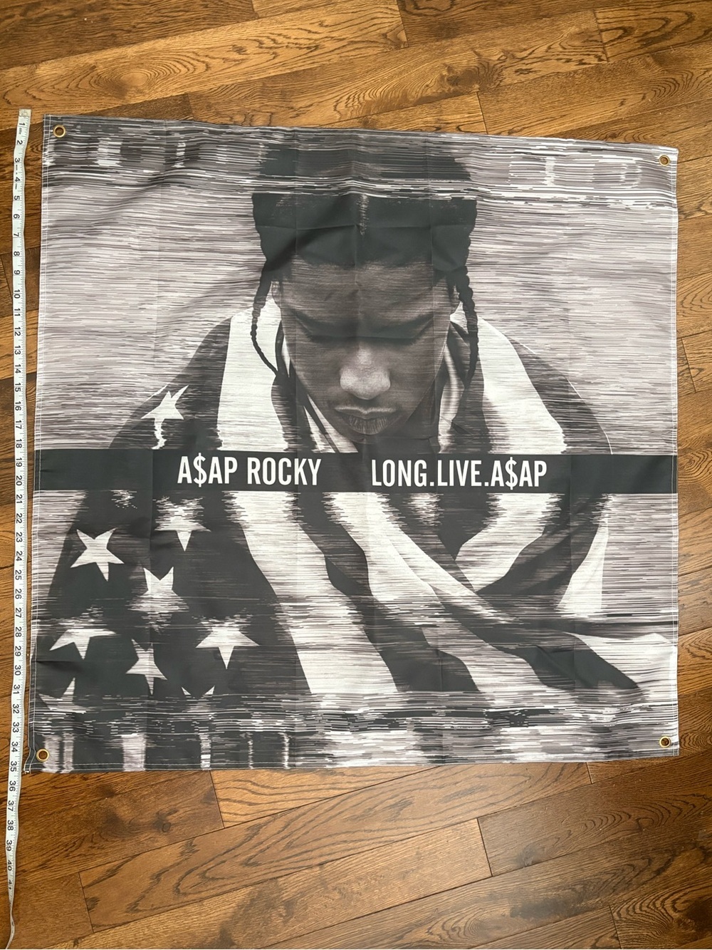 Long.Live.A$AP Black & White Music Wall Tapestry